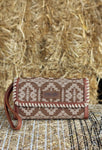 WRANGLER DAKOTA WHIPSTITCH WALLET BAG - TAN 