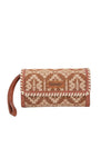 WRANGLER DAKOTA WHIPSTITCH WALLET BAG - TAN 