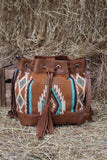WRANGLER MAYA AZTEC BUCKET BAG - TAN 