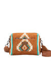 WRANGLER MAYA AZTEC CROSSBODY BAG - TAN [SZ:38]