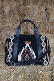 WRANGLER MAYA AZTEC DUFFLE BAG - BLACK 