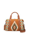 WRANGLER MAYA AZTEC DUFFLE BAG - TAN 