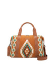 WRANGLER MAYA AZTEC DUFFLE BAG - TAN 