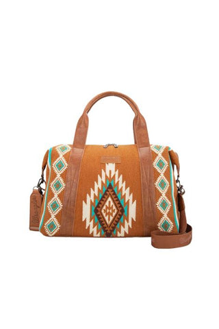 WRANGLER MAYA AZTEC DUFFLE BAG - TAN 