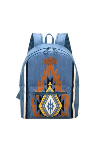 WRANGLER MAYA AZTEC BACKPACK - BLUE 