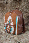 WRANGLER MAYA AZTEC BACKPACK - TAN 