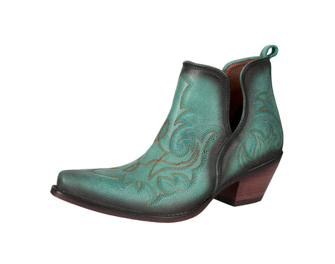 Pure Western Womens Bodie Boot - Burnished Turquoise [sz:7.0]