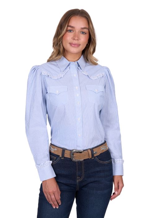 Pure Western Womens Lexi Long Sleeve Shirt [sz:8]