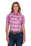 Pure Western Womens Leni Short Sleeve Shirt [sz:8]