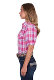 Pure Western Womens Leni Short Sleeve Shirt [sz:8]