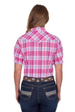 Pure Western Womens Leni Short Sleeve Shirt [sz:8]