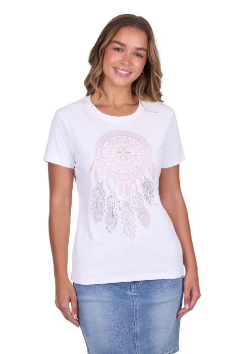 Pure Western Womens Regina Short Sleeve Tee [sz:8]