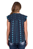 Pure Western Womens Estella Sl Blouse [sz:8]