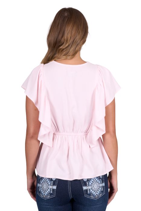 Pure Western Womens Nikita Short Sleeve Blouse [sz:8]