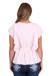 Pure Western Womens Nikita Short Sleeve Blouse [sz:8]