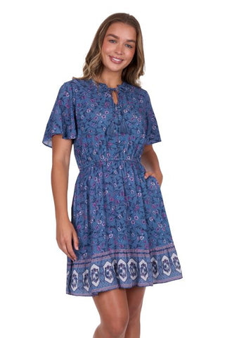 Pure Western Womens Farrah Short Sleeve Dress [sz:8]