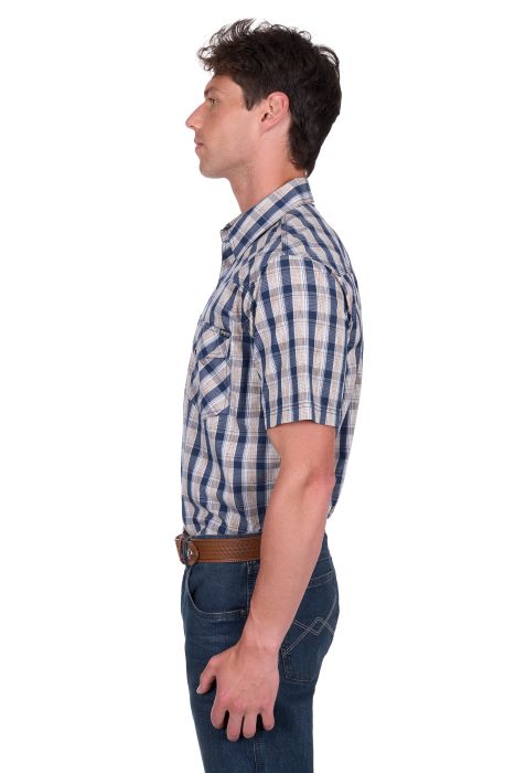 Pure Western Mens Peter Short Sleeve Shirt [sz:xs]