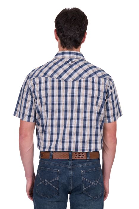 Pure Western Mens Peter Short Sleeve Shirt [sz:xs]