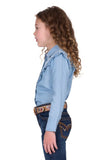 Pure Western Girls Pheobe Long Sleeve Shirt [sz:4]