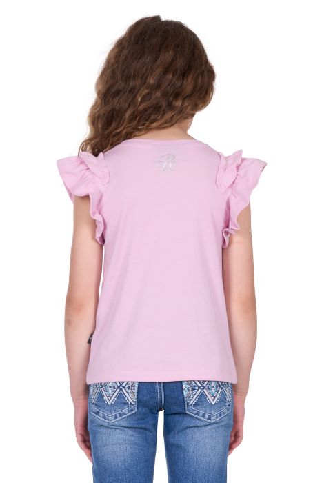 Pure Western Girls Pietta Short Sleeve Tee [sz:4]