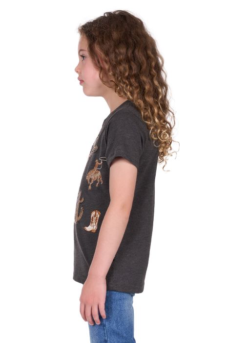 Pure Western Girls Bonita Short Sleeve Tee [sz:4]