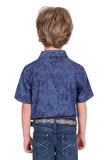Pure Western Boys Travis Short Sleeve Shirt [sz:4]