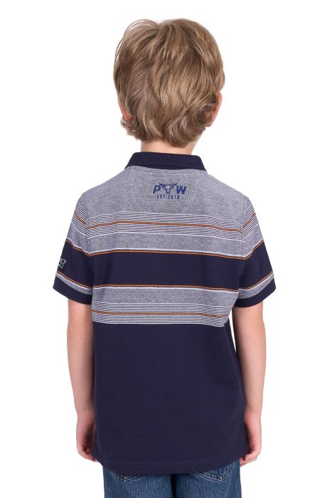 Pure Western Boys Brad Short Sleeve Polo [sz:4]
