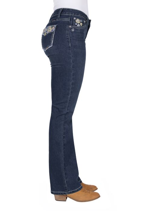 Pure Western Womens Jay Boot Cut Jean 32l [sz:6]