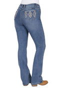 Pure Western Womens Pam Hi Rise Bcut Jean 32l [sz:6]