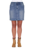 Pure Western Womens Bailey Denim Skirt [sz:6]