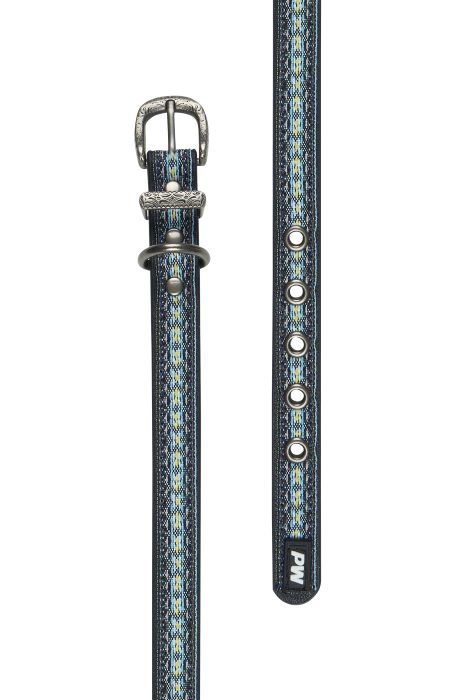 Pure Western Cosmo Dog Collar - Blue [sz:xs]
