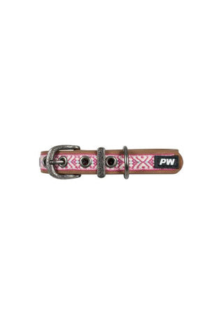 Pure Western Cosmo Dog Collar - Pink [sz:xs]
