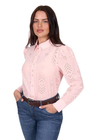 Wrangler Womens Lilly Ls Shirt [sz:8]