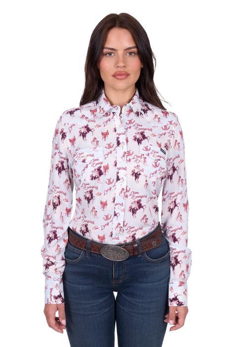Wrangler Womens Doreen Ls Shirt [sz:8]