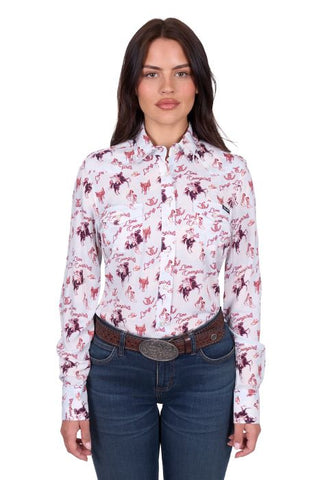 Wrangler Womens Doreen Ls Shirt [sz:8]