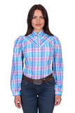Wrangler Womens Emily Check Ls Shirt [sz:8]