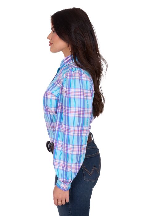 Wrangler Womens Emily Check Ls Shirt [sz:8]