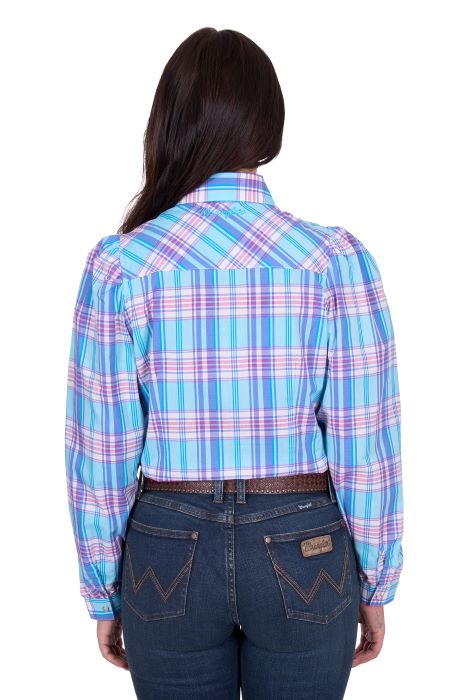Wrangler Womens Emily Check Ls Shirt [sz:8]