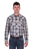 Wrangler Mens Joel Logo Ls Shirt [sz:xs]