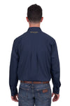 Wrangler Mens Brad Logo Ls Shirt [sz:xs]