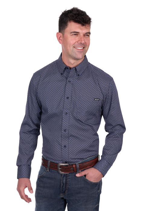 Wrangler Mens Carl Ls Shirt [sz:xs]
