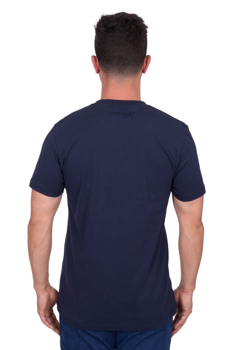 Wrangler Mens Chase Ss Tee - Navy [sz:xs]