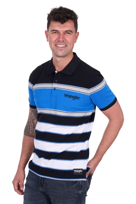 Wrangler Mens Lawrie Short Sleeve Polo [sz:xs]