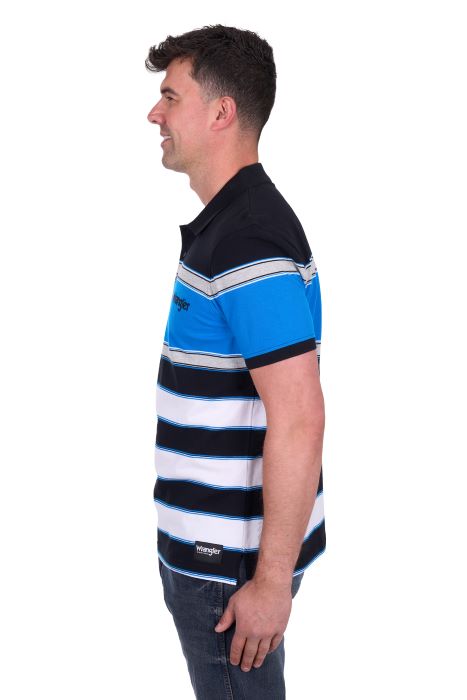 Wrangler Mens Lawrie Short Sleeve Polo [sz:xs]