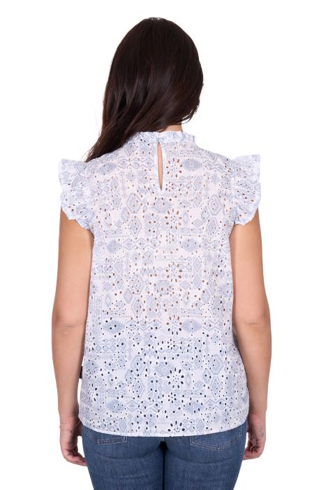 Wrangler Womens Harlow Sl Blouse [sz:8]