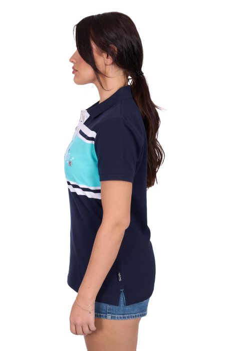 Wrangler Womens Mistie Short Sleeve Polo [sz:8]