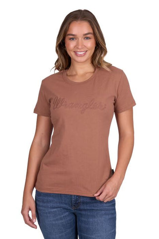 Wrangler Womens Texas Ss Tee [sz:8]
