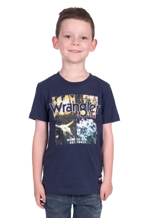 Wrangler Boys Luis Short Sleeve Tee [sz:4]