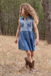 Wrangler Girls Joanna Sleeveless Dress [sz:4]