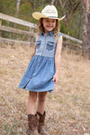 Wrangler Girls Joanna Sleeveless Dress [sz:4]
